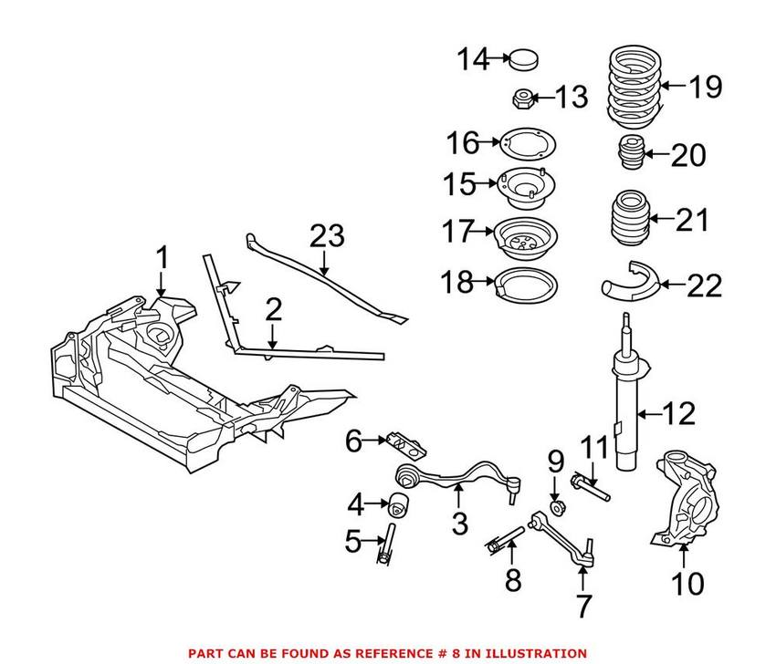 BMW Hex Bolt (M12x1.5) 31106763928